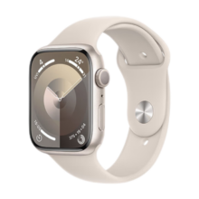 31日20点、PLUS会员：Apple 苹果 Watch Series 9 智能手表 GPS款 45mm 星光色 S/M