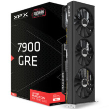 讯景（XFX）AMD RADEON RX 7900 GRE 16GB 海外版 电竞游戏渲染独立显卡