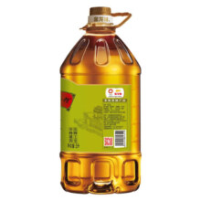 金龙鱼食用油 非转压榨 外婆乡小榨巴蜀风味菜籽油5L 1桶