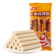 力诚（Reecen） 风味火腿肠 鸡肉肠泡面伙伴王中王 宅家休闲零食袋装香肠即食 升级版鸡肉肠24支/600g