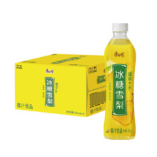 再降价、plus会员：康师傅 冰糖雪梨 500ml*15瓶整箱装*2件