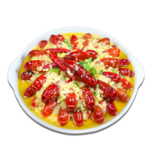 富海锦蒜蓉小龙虾800g 3-5钱 净虾400g 露营火锅烧烤 加热即食 方便菜