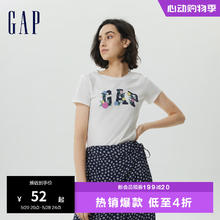 京东PLUS：Gap 盖璞 修身辣妹风正肩短袖T恤 268820