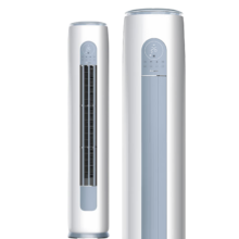 plus会员：GREE 格力 空调柜机 云逸Ⅱ 新能效能效  变频冷暖自清洁 智能WiFi大风量客厅空调 圆柱立式柜机 3匹 一级能效 【适用30-40㎡】