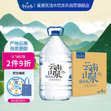 TAI SUN 大山 云南山泉饮用天然泉水（泡茶用）5L*4瓶 整箱装