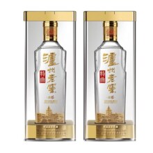 PLUS会员：LUZHOULAOJIAO 泸州老窖 特曲 晶彩 52%vol 浓香型白酒 500ml*2瓶 双支装
