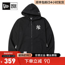 NEW ERA 纽亦华 男女款MLB系列NY洋基队连帽运动休闲开衫卫衣外套13334684 13334684