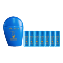 20点开始、再降价：SHISEIDO 资生堂 蓝胖子防晒 SPF50+ PA++++ 50ml（赠同款防晒7ml*7 ）