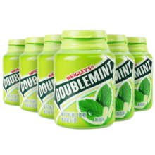 京东百亿补贴、Plus会员:绿箭 DOUBLEMINT 口香糖原味薄荷味约40粒*6瓶