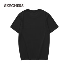 PLUS会员：SKECHERS 斯凯奇 T恤男女款夏季短袖简约透气百搭情侣运动上衣