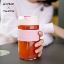 LOCK&LOCK 两用玻璃杯 LLG797PIK-500ml