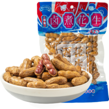 PLUS会员、概率劵、需首单：酒鬼 带壳卤汁花生老卤五香味 210g