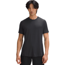 lululemon丨License To Train 男士运动短袖T恤*Elite LM3DGTS 黑色/石墨灰 XS