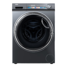 预售、PLUS会员：Haier 海尔 精华洗系列 EG100HPLUSSL6U1 洗烘一体机 10KG 银色