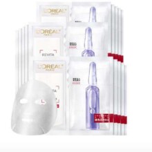 再降价、plus会员:欧莱雅玻色因B5安瓶面膜15片*2件+赠品（玻色因面膜40片）