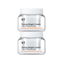 蒂佳婷（Dr.Jart）V7素颜霜50ml 双瓶装 提亮补水保湿懒人面霜护肤品男女生日礼物