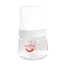 爱得利（evorie）玻璃奶瓶 宽口径奶瓶 婴儿奶瓶80ml (0-1个月)