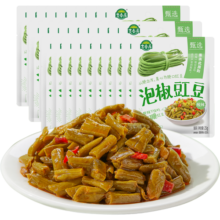 吉香居 泡椒豇豆25g酸豆角酸豇豆下饭菜咸菜泡菜配粥小包 25g*30袋