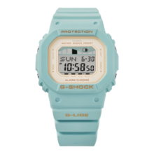 卡西欧（CASIO）G-SHOCK 小方块 夏日冲浪系列 潮流女表 防水防震运动手表 送男友 GLX-S5600-3PR