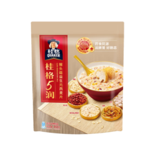 桂格（QUAKER）5润猴头菇益生元燕麦片450克袋装 FiberQ益生元