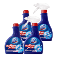 PLUS会员:蓝多霸（DOMESTOS）奥妙兄弟 香氛洁厕泡泡 玫瑰香型330g*4瓶+赠家政服务2小时/30元京豆+奥妙洗洁精500g