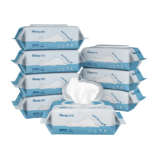 PLUS：舒洁（Kleenex）羊驼湿厕纸80抽*8包（640片）清洁湿纸巾湿巾