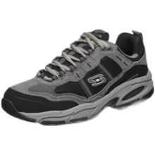 斯凯奇（Skechers）男鞋夏季复古老爹鞋运动鞋户外鞋子厚底增高休闲鞋51241 51241-炭灰色/黑色/CCBK 43