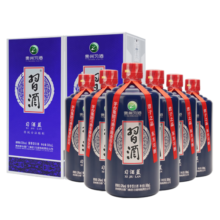 习酒习酒蓝 酱香型白酒 53度 500ml*6瓶 整箱装 贵州白酒