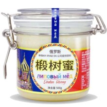 虎标俄罗斯进口椴树蜂蜜500g进口蜜源农家自产蜂蜜椴树雪蜜结晶蜜