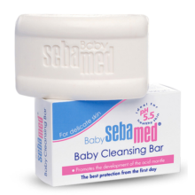 施巴（sebamed）儿童婴儿香皂洁肤皂洗脸皂洗澡洗手皂宝宝沐浴皂100g德国原装进口