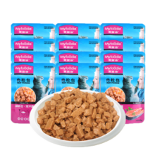麦富迪猫湿粮肉粒包拌饭营养猫零食海洋鱼85g*12