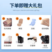 ipoosi  婴儿推车可坐可躺0-3岁溜娃神器新生儿轻便折叠高景观宝宝童车 香槟金-橡胶轮+大礼包