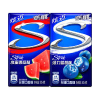 Stride 炫迈 无糖口香糖薄荷/西瓜味28片双盒装口气清新糖零食口香糖