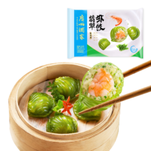 首购、plus会员：广州酒家 利口福 广式早茶点心 翡翠虾饺 200g*6件（虾饺、肠粉、豆沙包、桂花糕等多种可选）