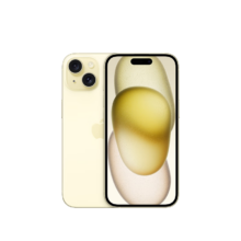 京东百亿补贴、plus：Apple iPhone 15 (A3092) 256GB 黄色 支持移动联通电信5G 双卡双待手机