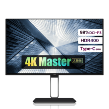 20日20点：AOC 冠捷 U27U2DS 27英寸 IPS FreeSync 显示器（3840×2160、60Hz、98%DCI-P3、HDR400、Type-C 90W）