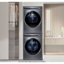 预售、Haier 海尔 3D透视烘干系列 XQG100-BD14376LU1+HGS100-26 双擎热泵式洗烘套装 10KG