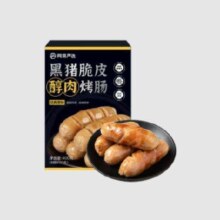 PLUS会员：网易严选 醇肉烤肠黑胡椒味 400g/8根*4件