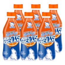 PLUS会员：北冰洋 桔汁汽水PET瓶装300ml*12瓶