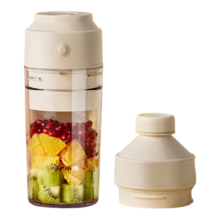 plus会员：Bear 小熊 榨汁机家用小型便叶刀头+直饮盖 LLJ-S04S6象牙白
