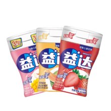 PLUS会员:益达 木糖醇口香糖70粒*3瓶
