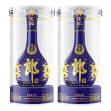 618预售：郎酒 青花郎 53度 酱香型白酒 500ml*2瓶 双瓶装