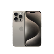 Apple【24期|免息套餐可选】苹果15pro A3104 iphone15pro 苹果手机apple 原色钛金属 256GB 官方标配