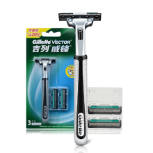需换购：吉列 手动刮胡刀 威锋1刀架3刀头