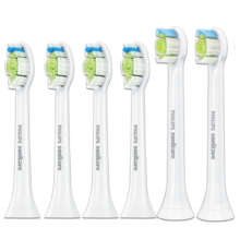 飞利浦（PHILIPS）电动牙刷头HX6066钻石系列刷头6支装标准迷你混装适用于HX9362HX9332HX9352HX9372HX9312