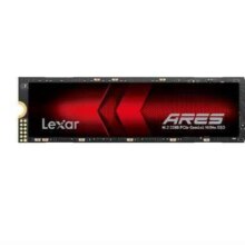 今晚20点、再降价、PLUS会员：雷克沙（Lexar）2TB SSD固态硬盘 ARES 战神系列 M.2接口(NVMe协议) PCIe 4.0x4 读速7400MB/s