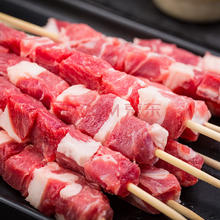 云鲜美 鲜切纯羊肉串手工新鲜羊肉串 40串（净重500g/袋*2）