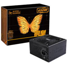 20日20点：SUPER FLOWER 振华电源 铜皇450W 台式机电脑主机机箱 额定450W铜牌 三年保固