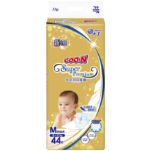 大王 GOO.N光羽系列婴儿纸尿裤宝宝尿不湿环贴柔软舒适 M44片（6-11kg）