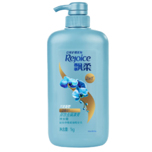 PLUS会员：Rejoice 飘柔 家庭护理系列 长效清爽去屑洗发露 兰花 1L